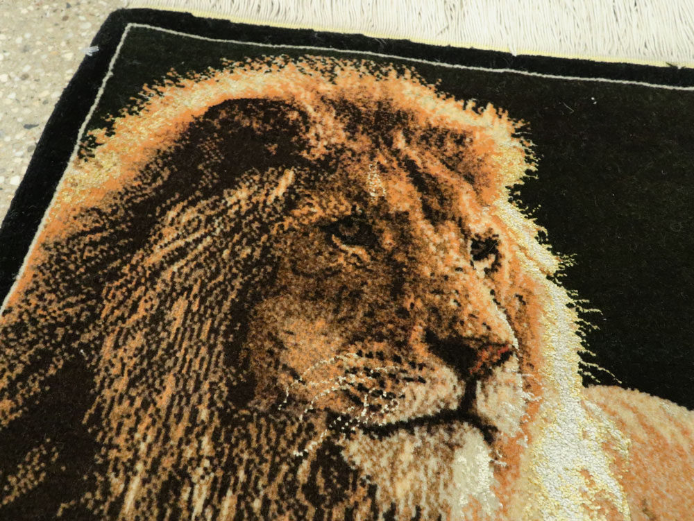 Modern Tabriz Pictorial Rug, No.11867 - Staging