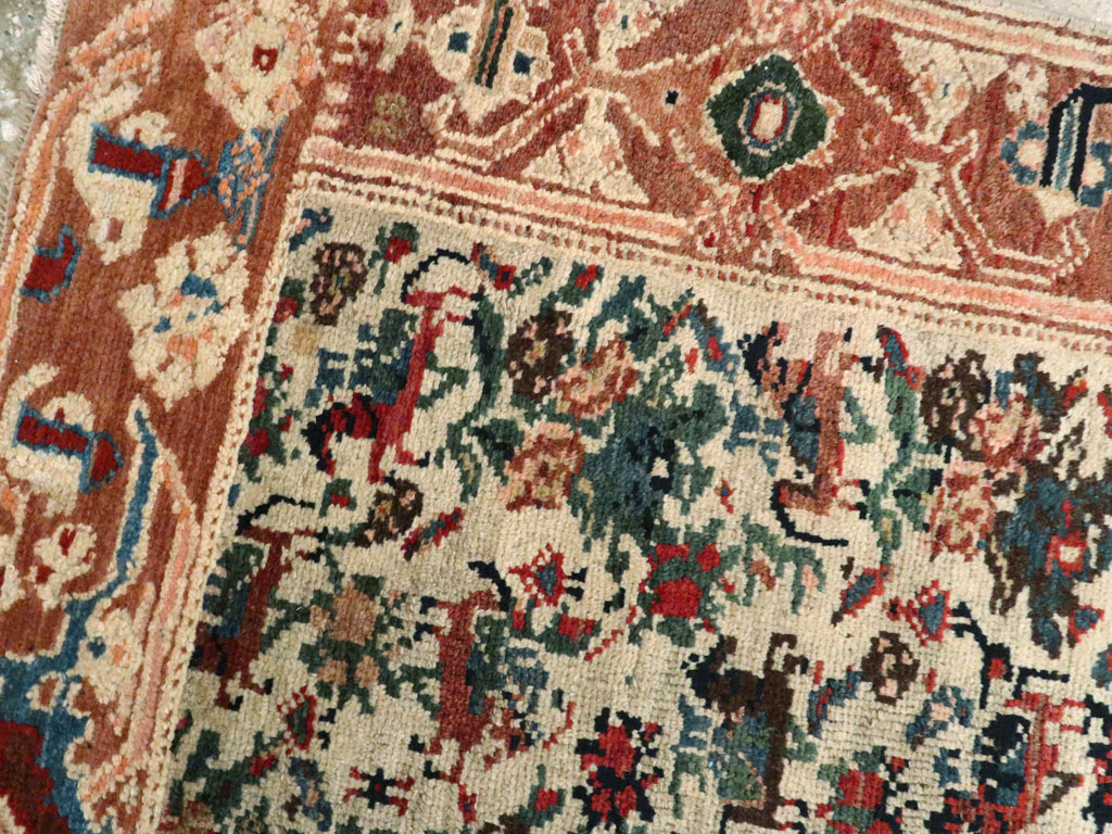 Antique Persian Kurdish Rug, No.11878 - Staging