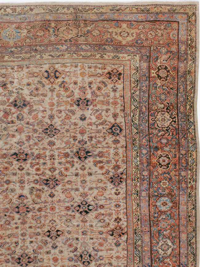 Antique Persian Mahal Carpet, No.11905 - Staging