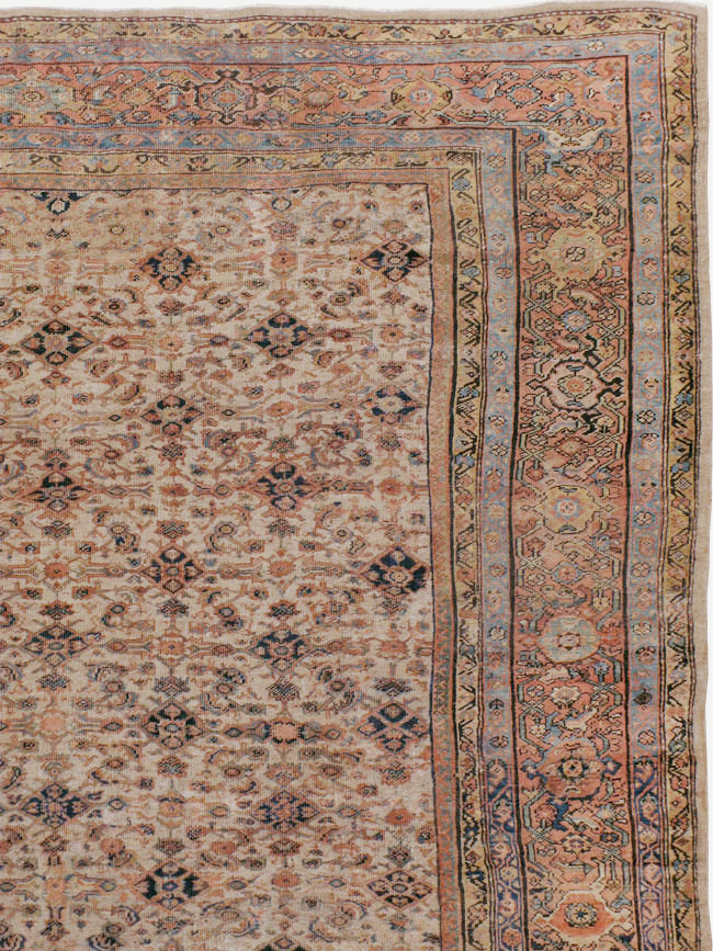 Antique Persian Mahal Carpet, No.11905 - Staging