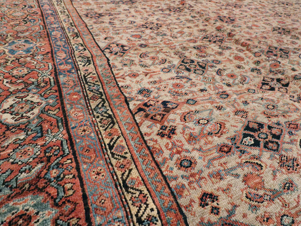 Antique Persian Mahal Carpet, No.11905 - Staging