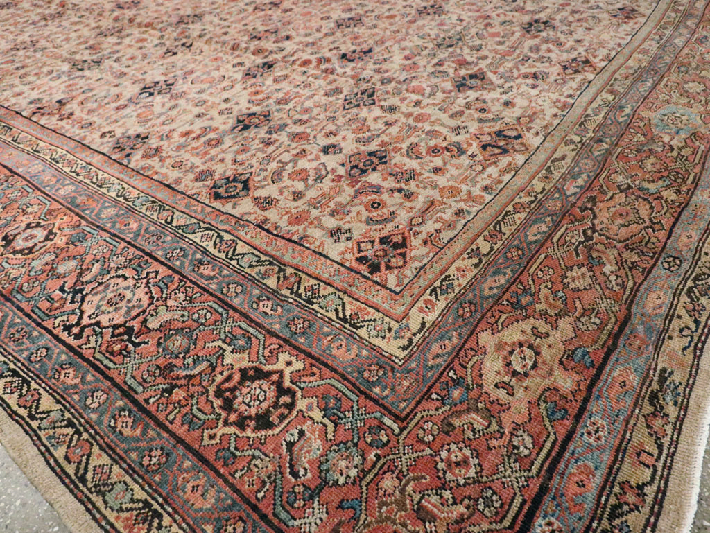 Antique Persian Mahal Carpet, No.11905 - Staging