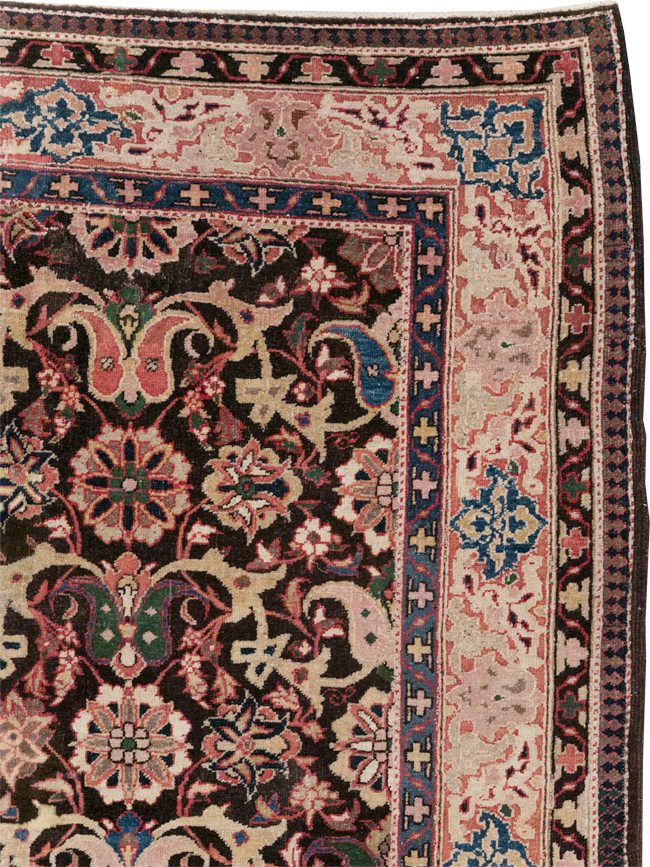 Antique Persian Bidjar Gallery Rug, No.11935 - Staging
