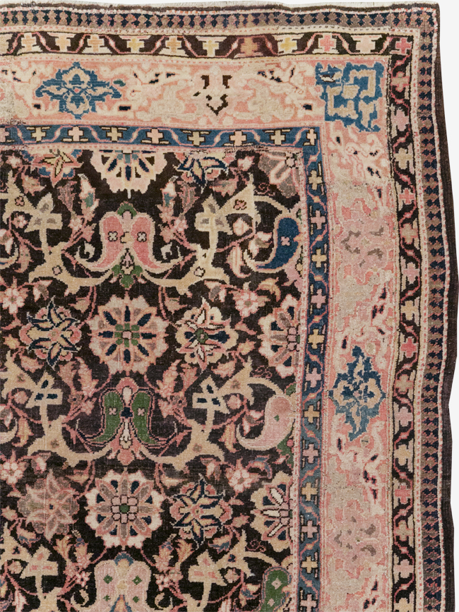 Antique Persian Bidjar Gallery Rug, No.11935 - Staging