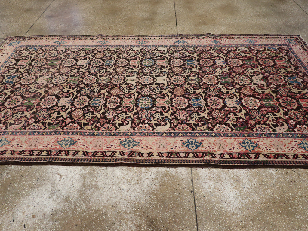 Antique Persian Bidjar Gallery Rug, No.11935 - Staging