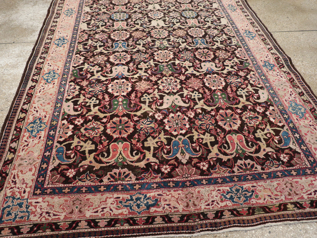 Antique Persian Bidjar Gallery Rug, No.11935 - Staging