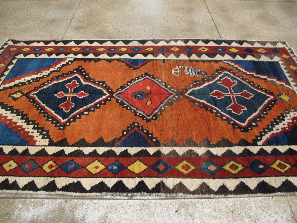 Antique Gabbeh Rug, No.11948 - Staging