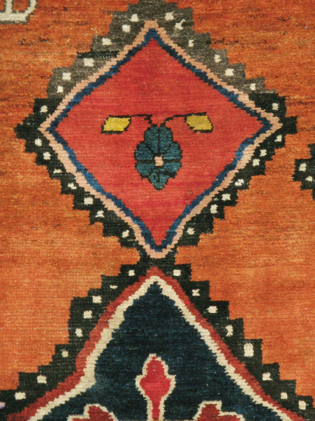 Antique Gabbeh Rug, No.11948 - Staging