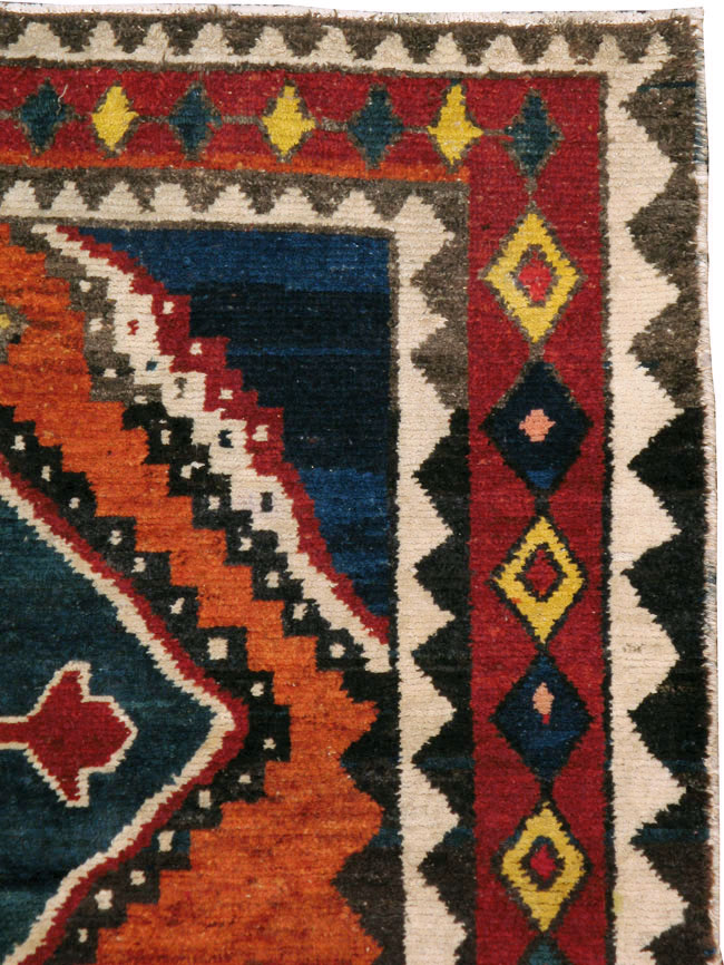 Antique Gabbeh Rug, No.11948 - Staging