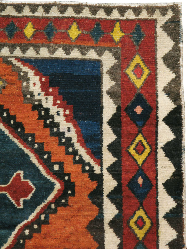 Antique Gabbeh Rug, No.11948 - Staging