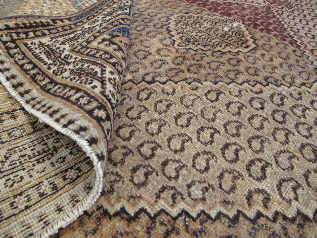 Antique Persian Tabriz Rug (Pair: 1 of 2), No.11963 - Staging