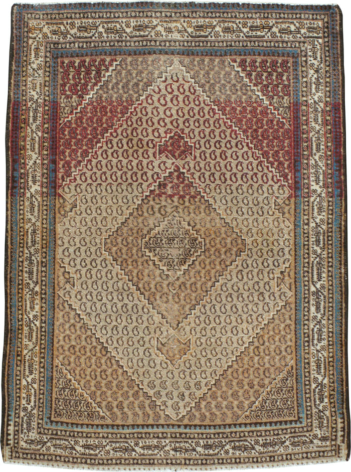 Antique Persian Tabriz Rug (Pair: 2 of 2), No.11964 - Staging