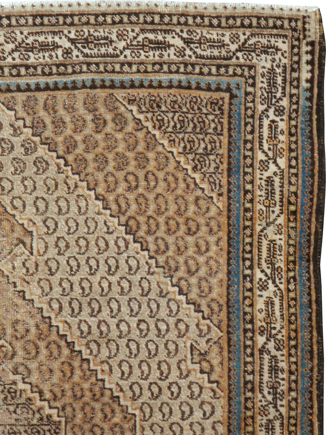 Antique Persian Tabriz Rug (Pair: 2 of 2), No.11964 - Staging