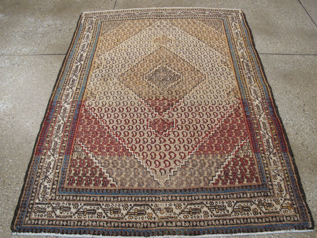 Antique Persian Tabriz Rug (Pair: 2 of 2), No.11964 - Staging