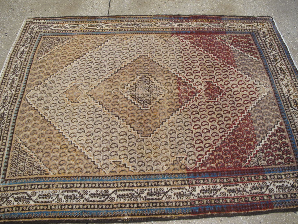 Antique Persian Tabriz Rug (Pair: 2 of 2), No.11964 - Staging