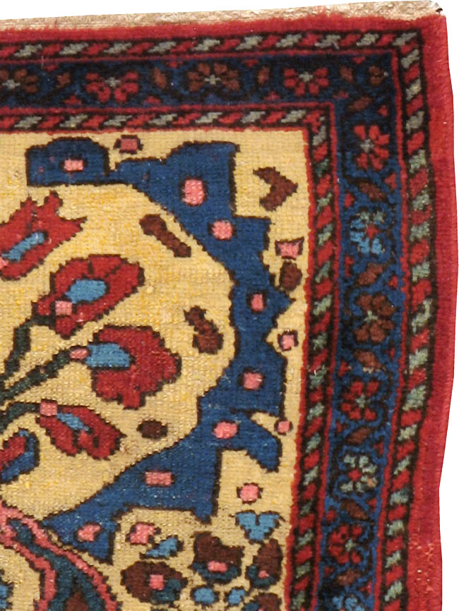 Antique Persian Lilihan Rug, No.11976 - Staging