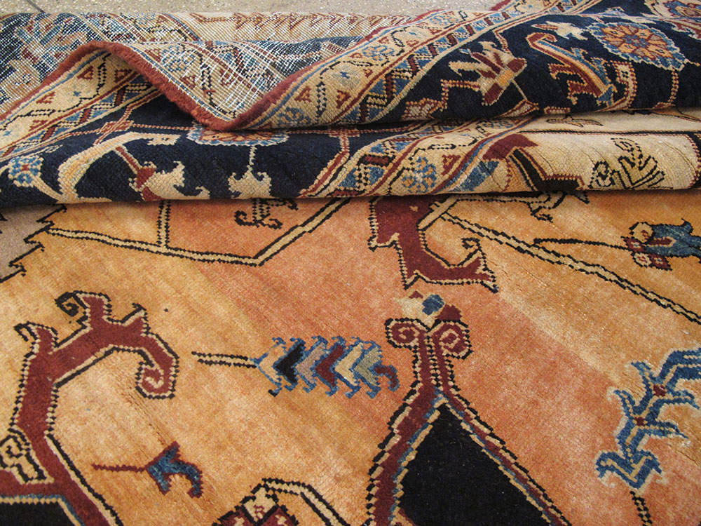 Vintage Heriz Carpet, No.11991 - Staging