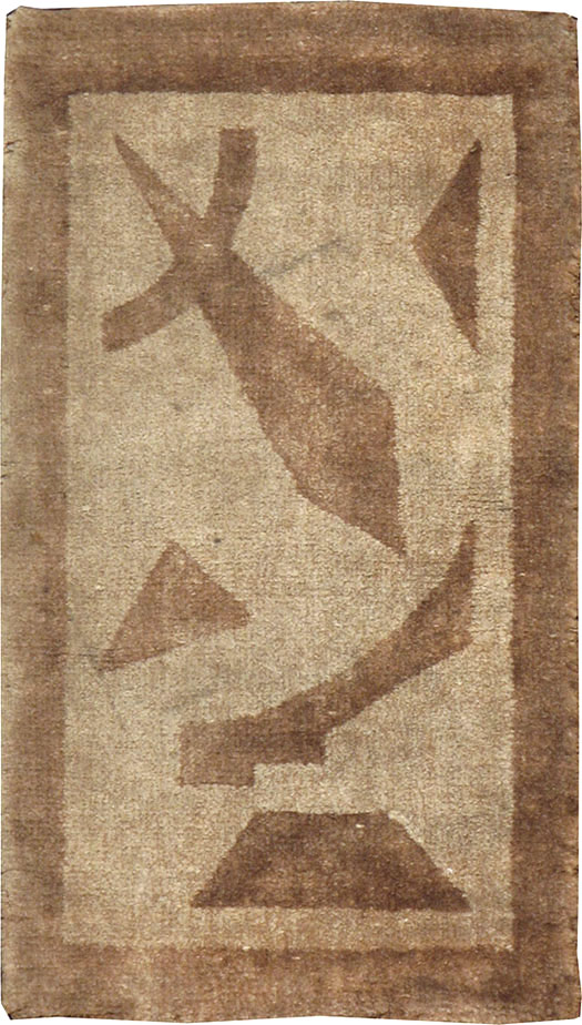 Vintage English Art Deco Rug, No.12004 - Staging