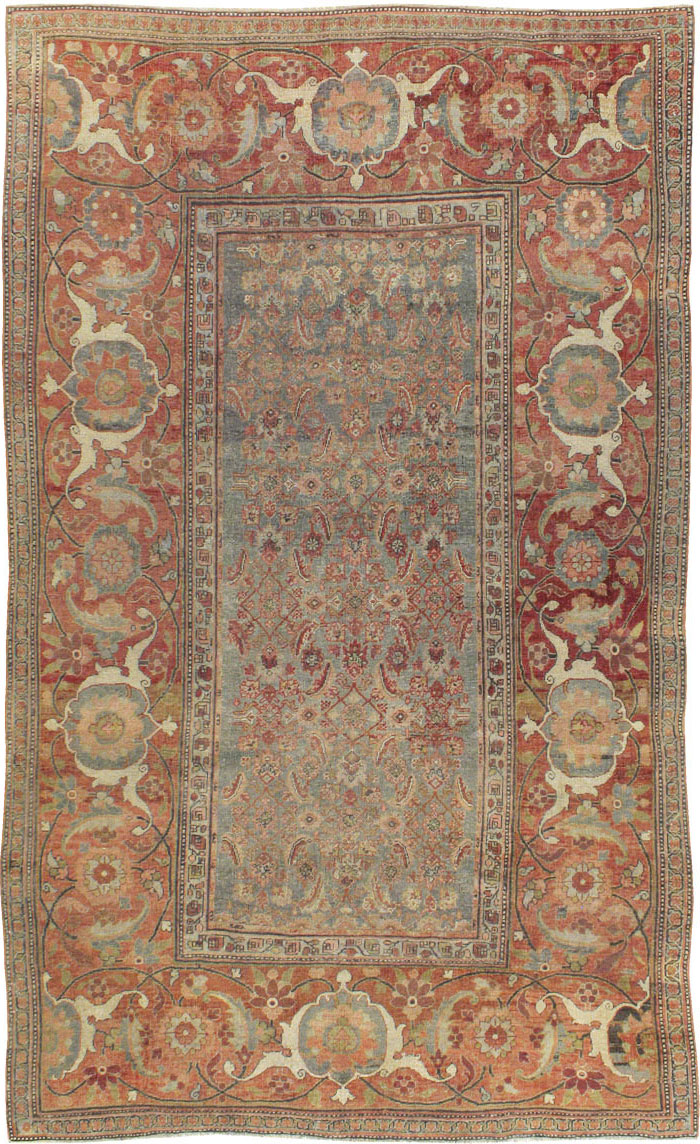 Antique Persian Bidjar Carpet, No.12024 - Staging