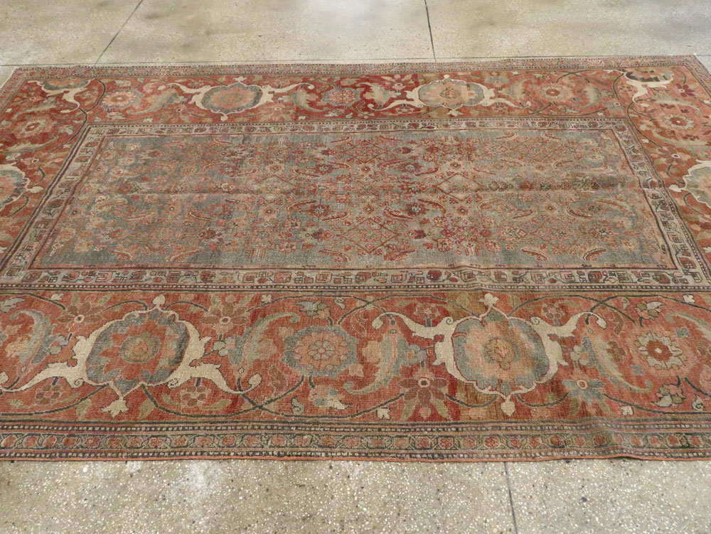 Antique Persian Bidjar Carpet, No.12024 - Staging