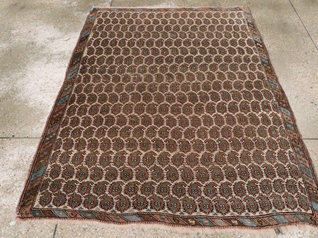 Antique Persian Afshar Rug, No.12058 - Staging