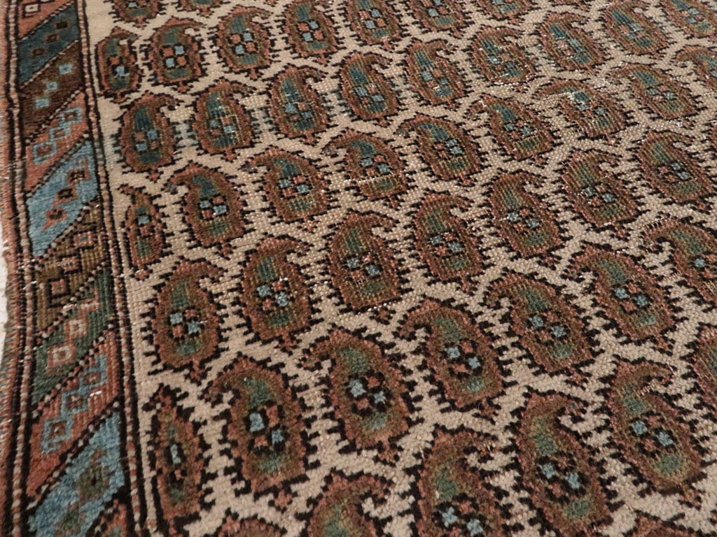 Antique Persian Afshar Rug, No.12058 - Staging