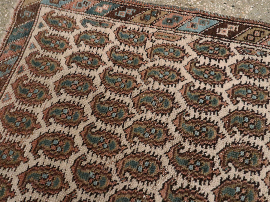 Antique Persian Afshar Rug, No.12058 - Staging