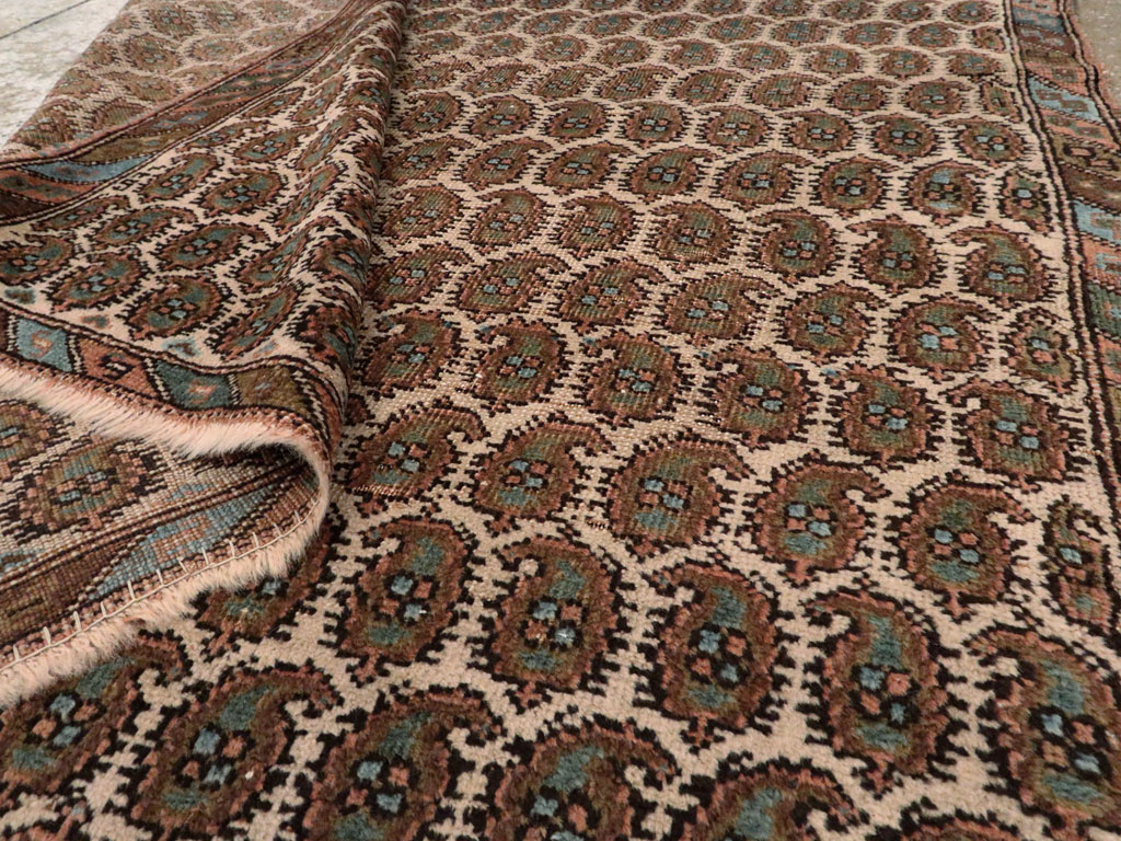 Antique Persian Afshar Rug, No.12058 - Staging