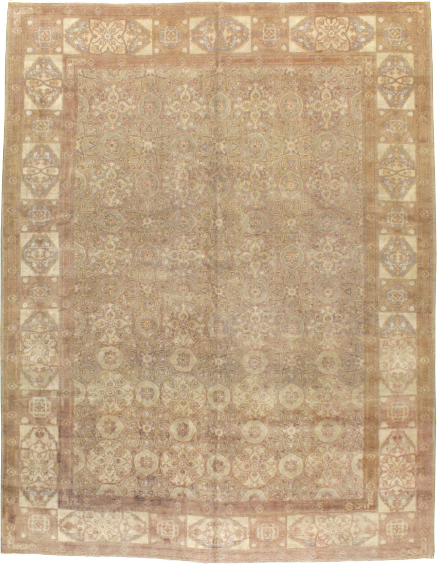 Vintage Tabriz Carpet, No.12077 - Staging