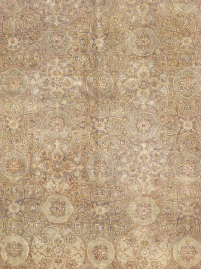 Vintage Tabriz Carpet, No.12077 - Staging
