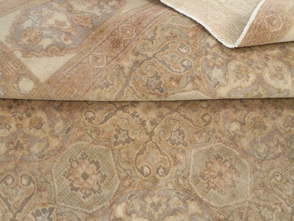 Vintage Tabriz Carpet, No.12077 - Staging