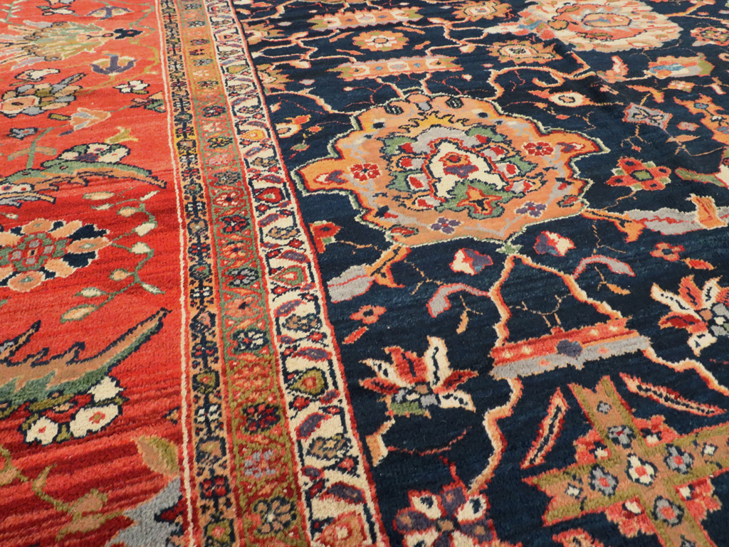 Antique Persian Sultanbad Carpet, No.12146 - Staging
