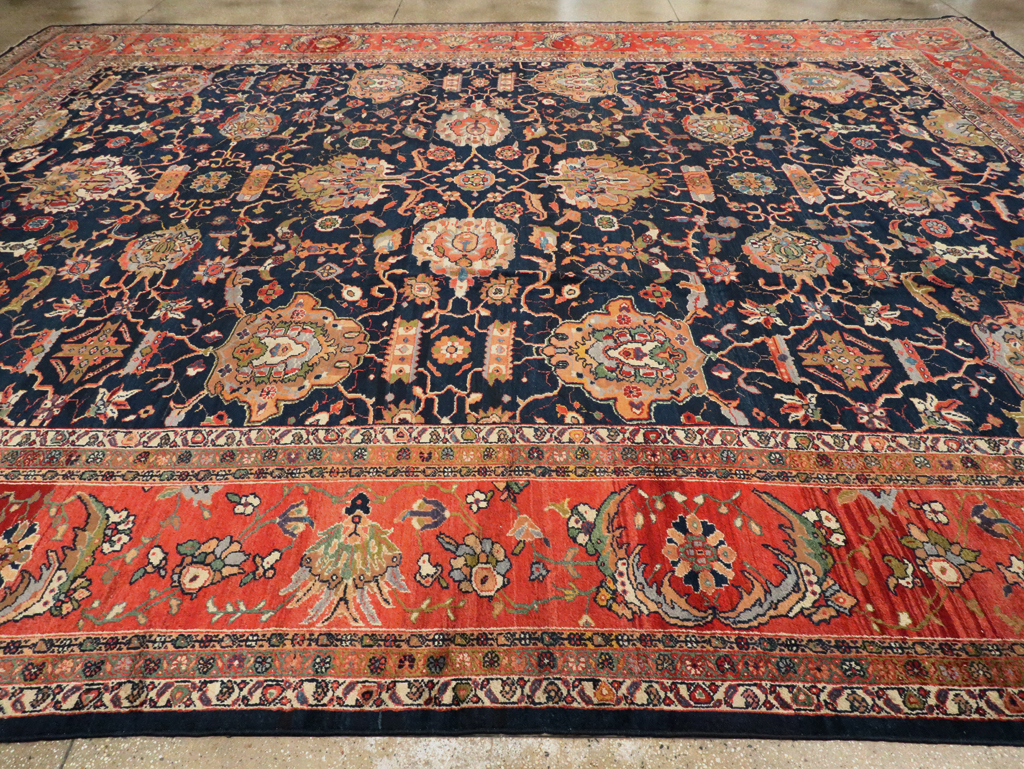 Antique Persian Sultanbad Carpet, No.12146 - Staging