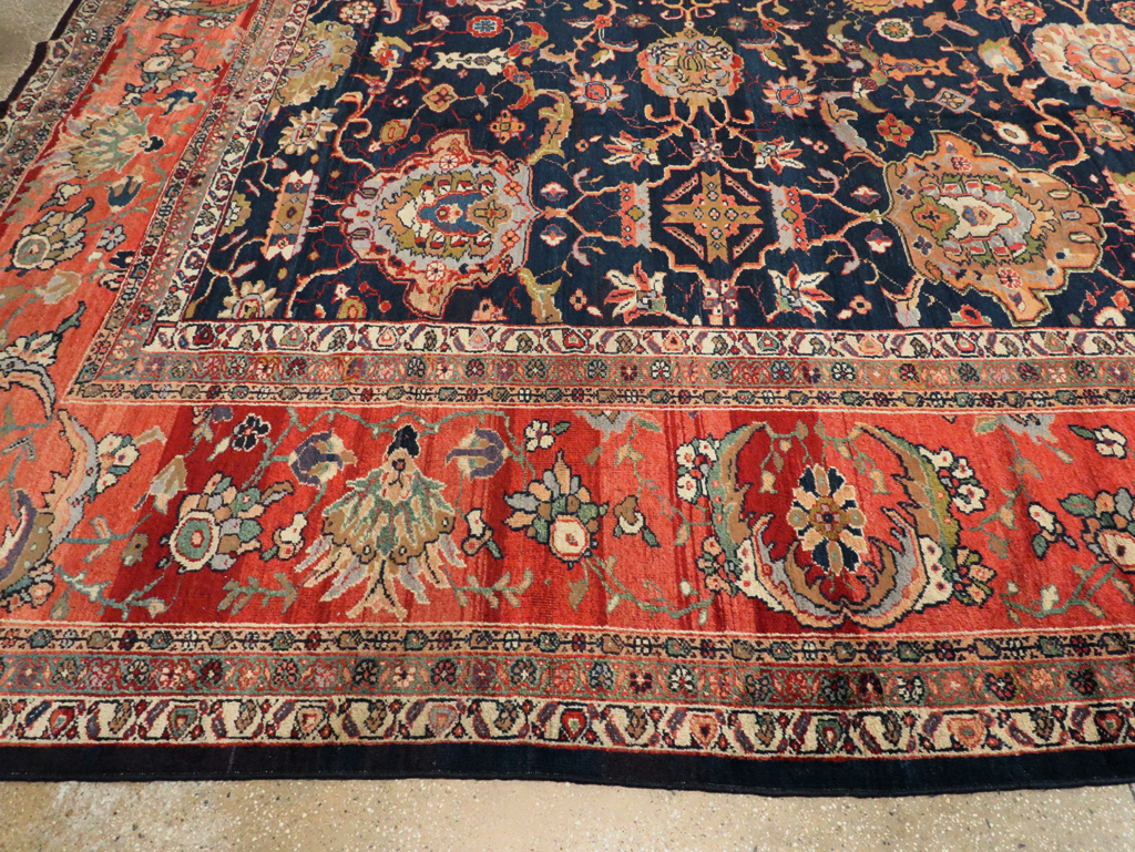 Antique Persian Sultanbad Carpet, No.12146 - Staging