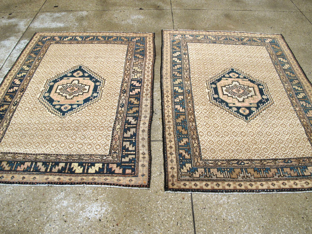Antique Persian Serab Rug (Pair: 2 of 2), No.12185 - Staging