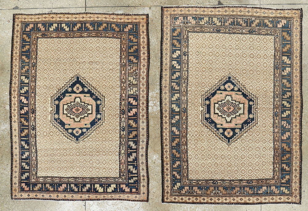 Antique Persian Serab Rug (Pair: 2 of 2), No.12185 - Staging