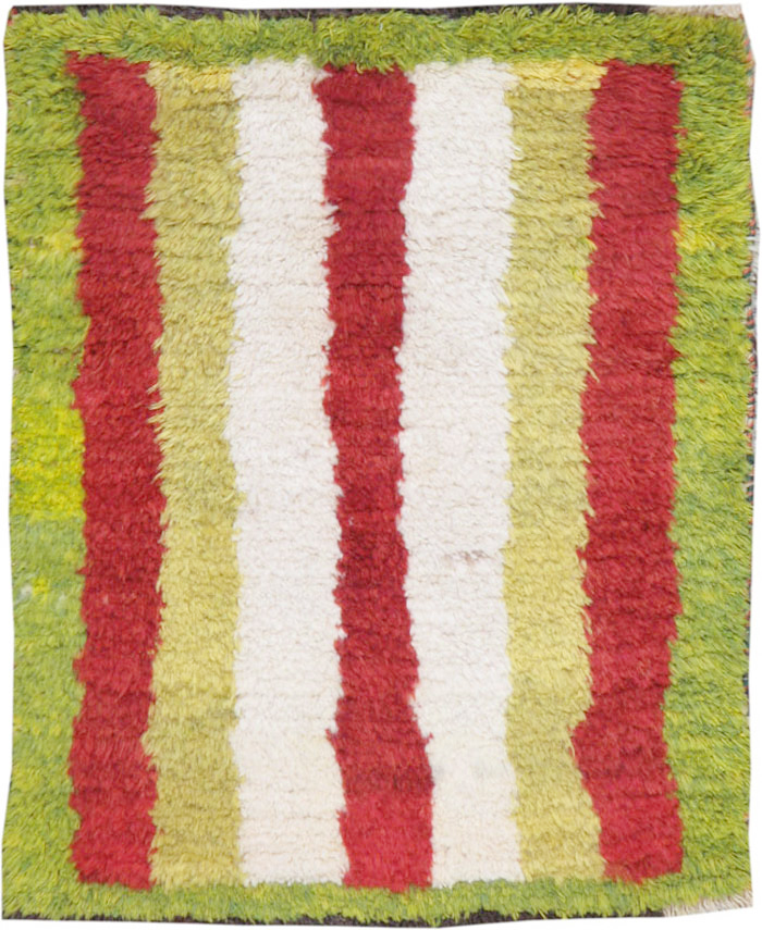 Vintage Persian Gabbeh Rug, No.12211 - Staging