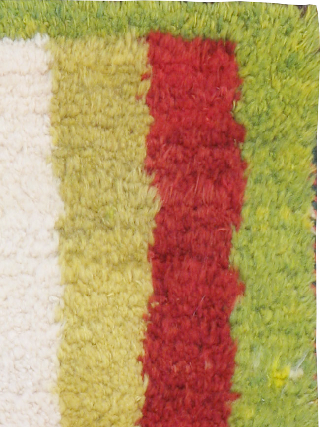 Vintage Persian Gabbeh Rug, No.12211 - Staging