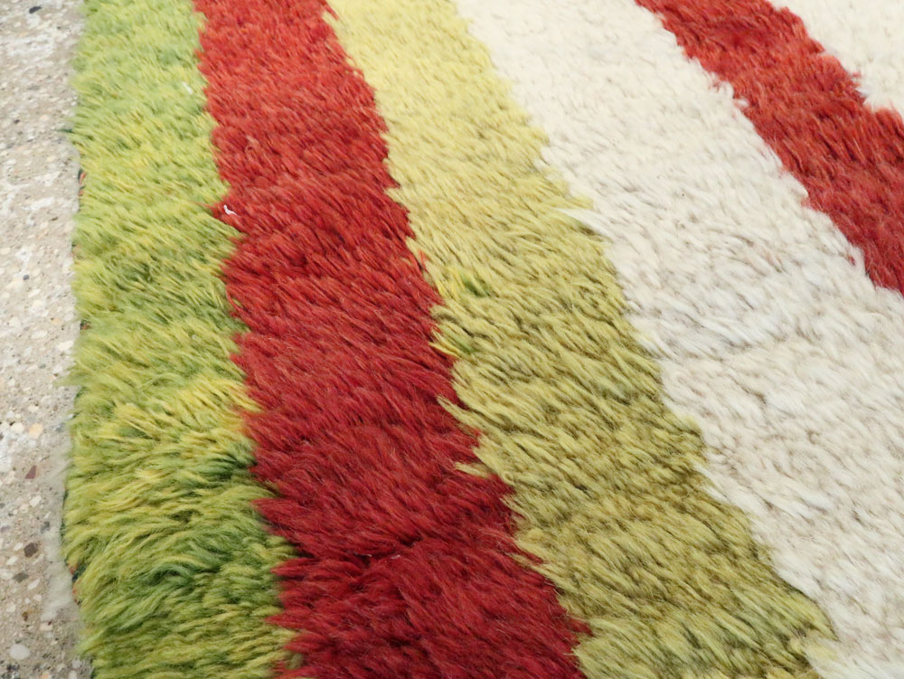 Vintage Persian Gabbeh Rug, No.12211 - Staging