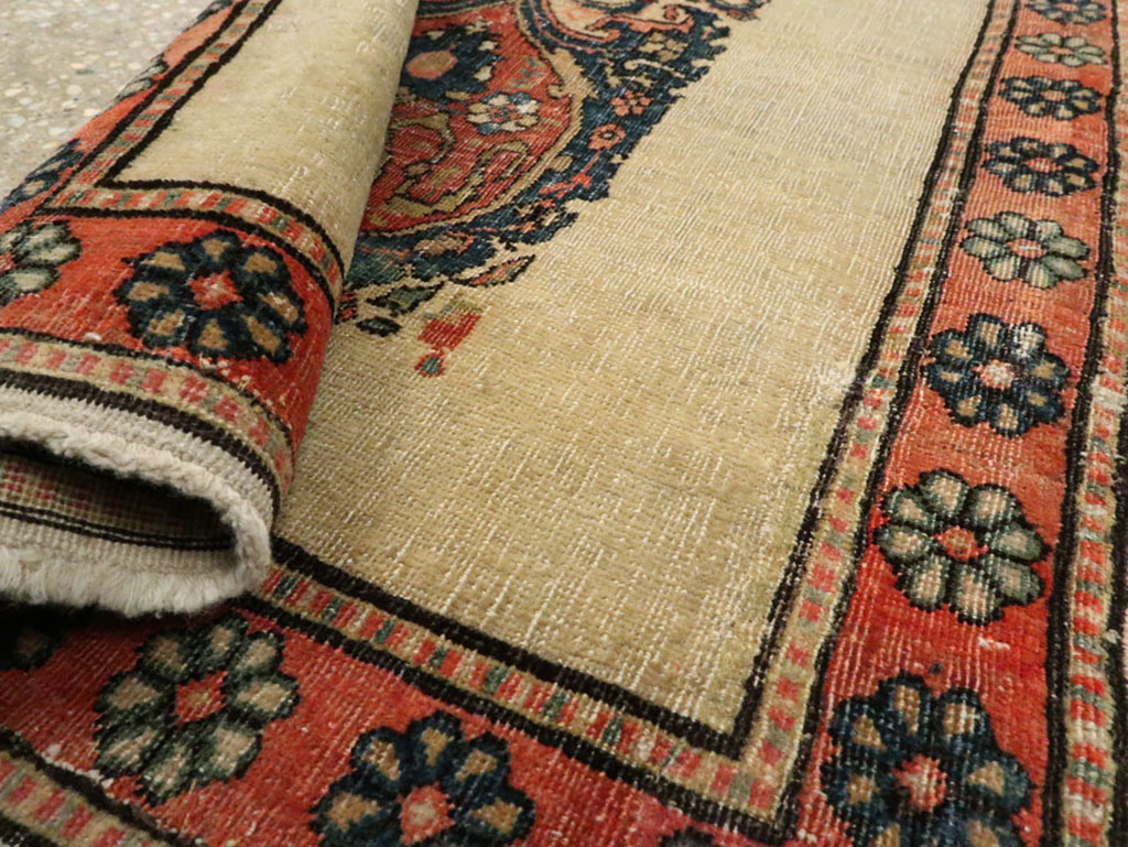 Antique Persian Fereghan Rug, No.12226 - Staging