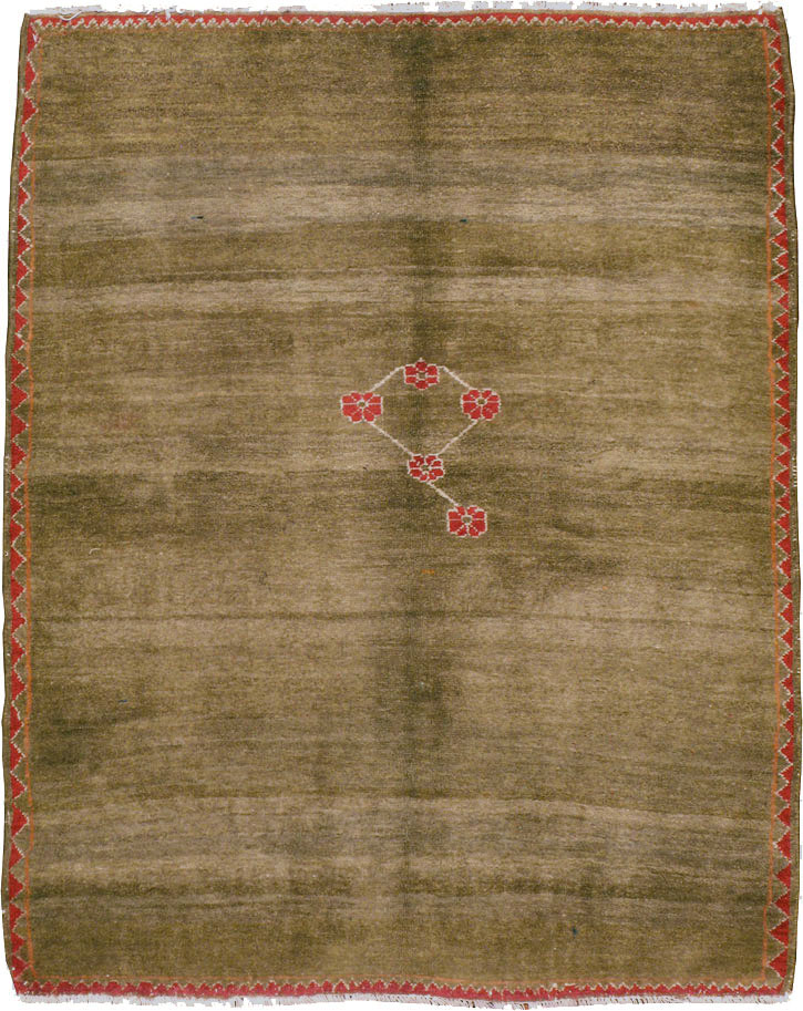 Antique Persian Malayer Rug, No.12231 - Staging