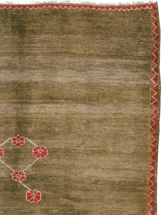 Antique Persian Malayer Rug, No.12231 - Staging