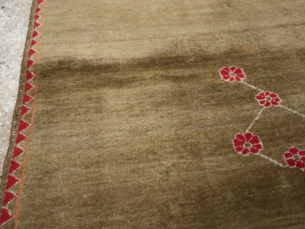 Antique Persian Malayer Rug, No.12231 - Staging