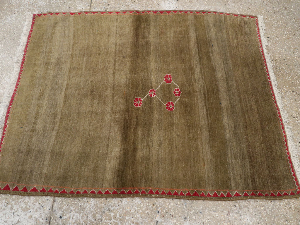 Antique Persian Malayer Rug, No.12231 - Staging