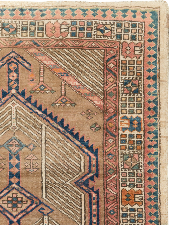 Antique Persian Serab Rug, No.12245 - Staging