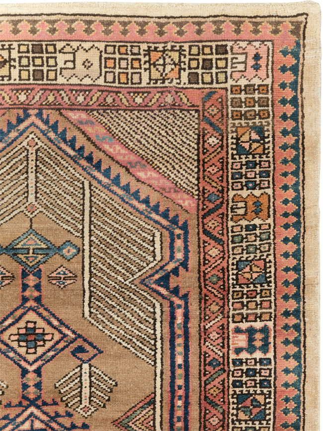 Antique Persian Serab Rug, No.12245 - Staging