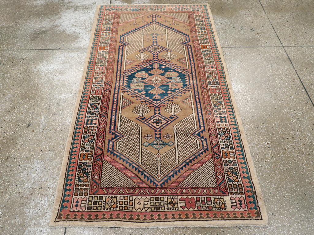 Antique Persian Serab Rug, No.12245 - Staging