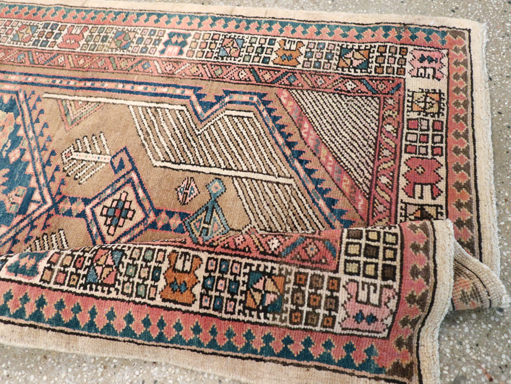 Antique Persian Serab Rug, No.12245 - Staging