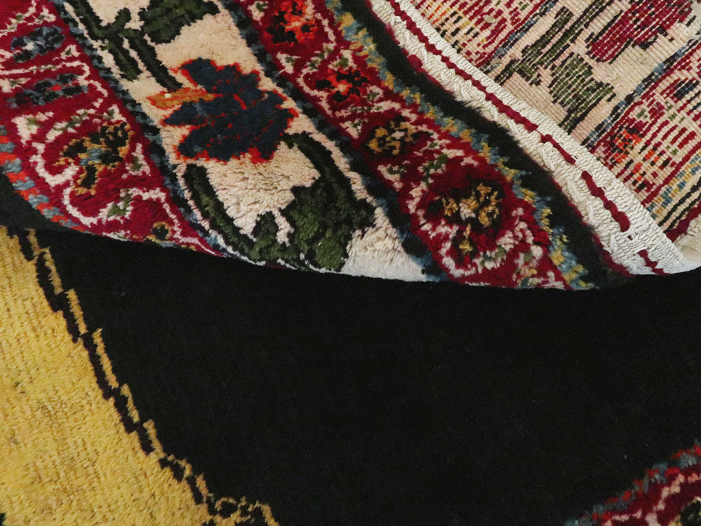 Vintage Persian Gabbeh Pictorial Rug, No.12256 - Staging