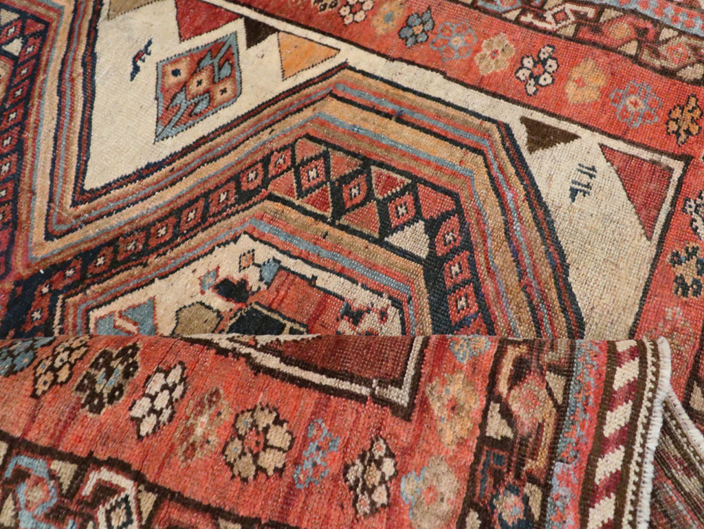 Antique Persian Bidjar Gallery Rug, No.12263 - Staging